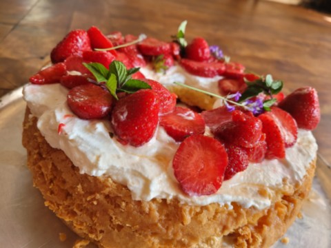 Shortcake aux fraises